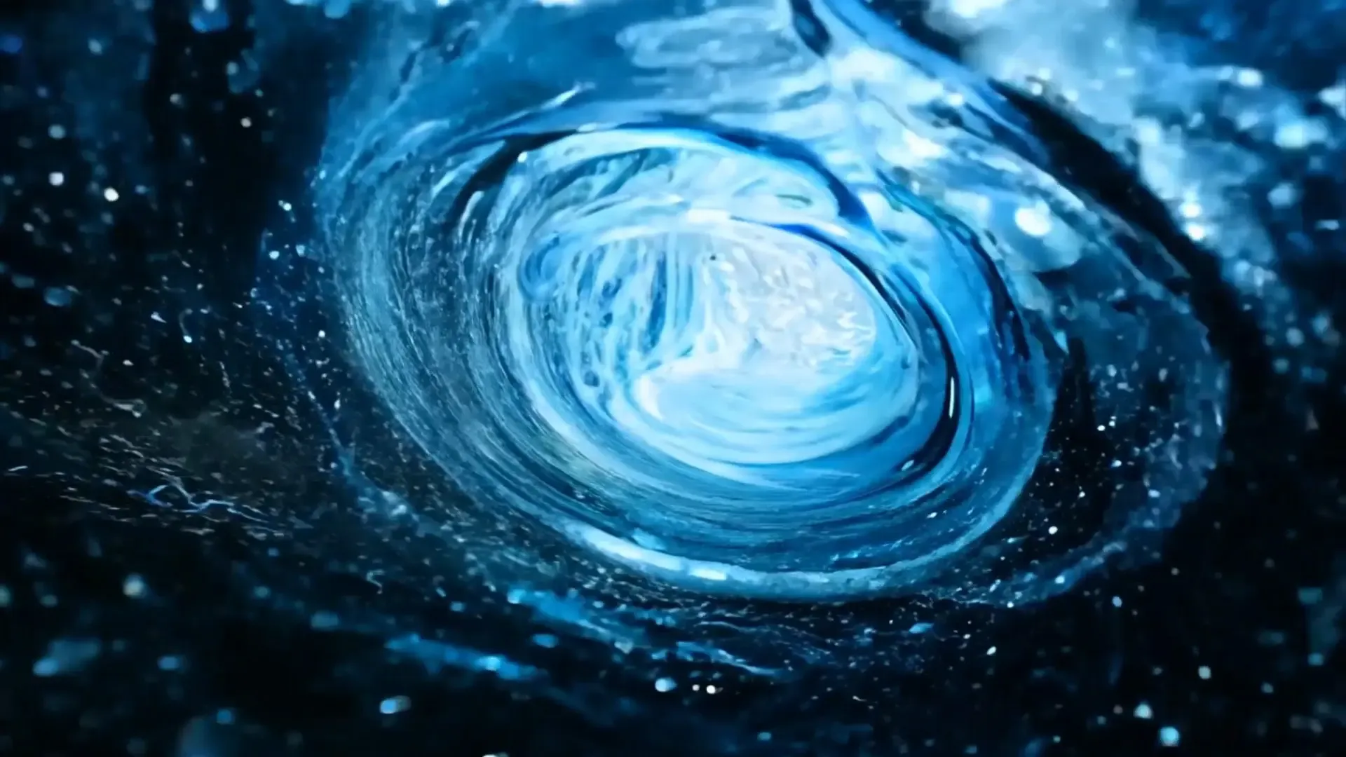 Swirling Aqua Transition Video